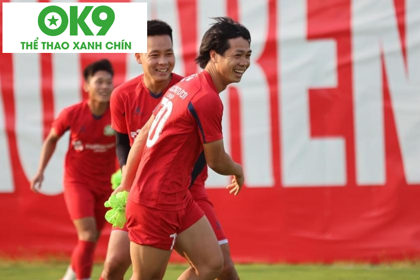 Công Phượng và đồng đội hướng tới mục tiêu thăng hạng